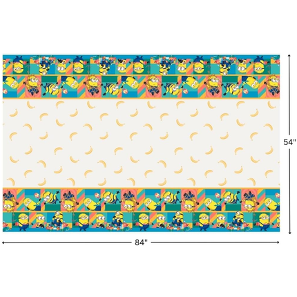 Minions Despicable Me Rectangular Plastic Tablecover 