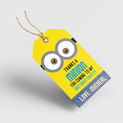 Minions Despicable Personalized Thank You Cards