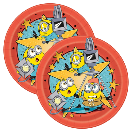Minions Despicable Me Dinner Lunch Plates 9" 8 ct