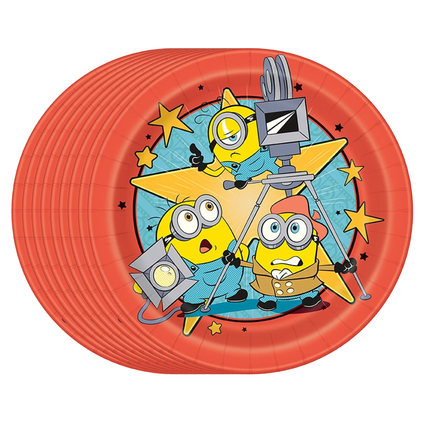 Minions Despicable Me Dinner Lunch Plates 9" 8 ct
