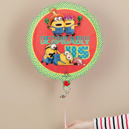 Minions Despicable Me round Foil Balloon 18"