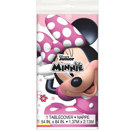 Minnie Mouse Bowtique Plastic Tablecover