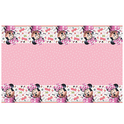 Minnie Mouse Bowtique Plastic Tablecover