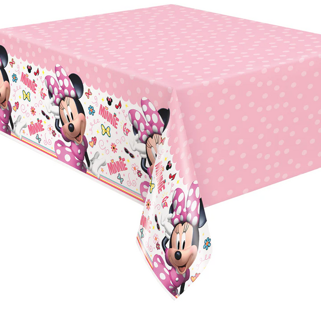 Minnie Mouse Bowtique Plastic Tablecover