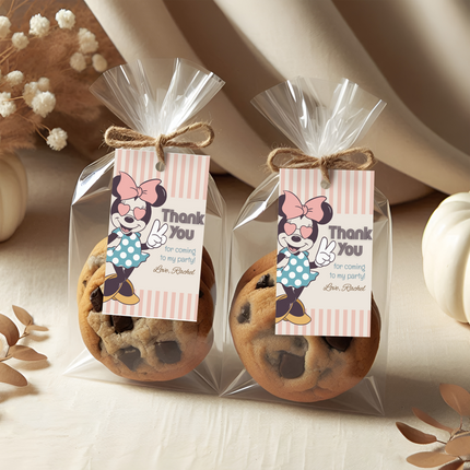 Minnie Mouse Retro Custom Thank You Cards, 8 ct