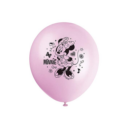 Minnie Mouse Latex Balloons 12" - 8ct