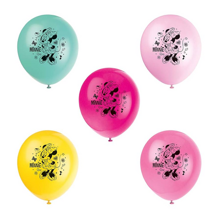 Minnie Mouse Latex Balloons 12" - 8ct