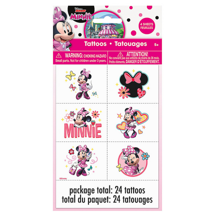 Minnie Mouse Tattoo Sheets 24 Tattoos