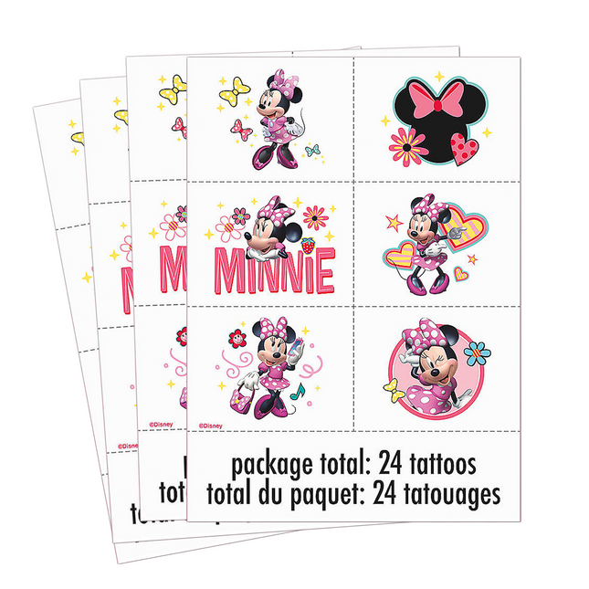 Minnie Mouse Tattoo Sheets 24 Tattoos