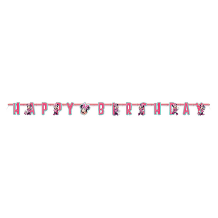 Minnie Mouse Happy Birthday Jointed Banner