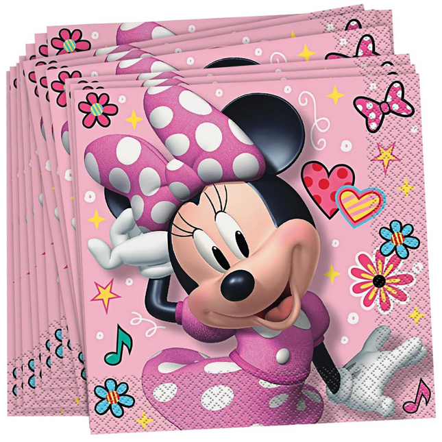 Minnie Mouse Luncheon Napkins - 16 Pc