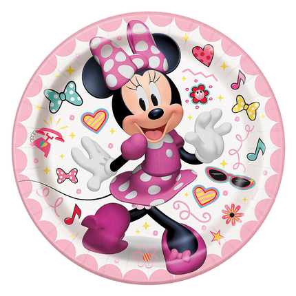 Minnie Mouse Party Paper Dessert Plates - 8 Ct.
