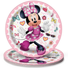 Minnie Mouse Party Paper Dessert Plates - 8 Ct.