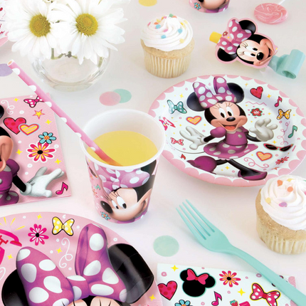 Minnie Mouse Party Paper Dessert Plates - 8 Ct.