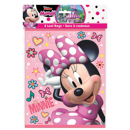 Minnie Mouse Plastic Loot Bags