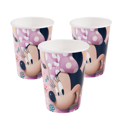 Minnie Mouse Paper Cups - 8 Ct