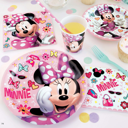 Minnie Mouse Paper Cups - 8 Ct