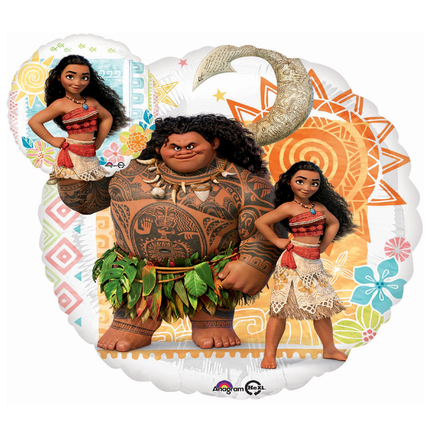 Moana Round Foil Balloon 18"