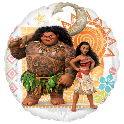 Moana Round Foil Balloon 18"