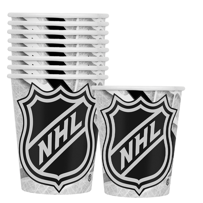NHL™ Party League Logo Disposable Paper Cups 9 oz