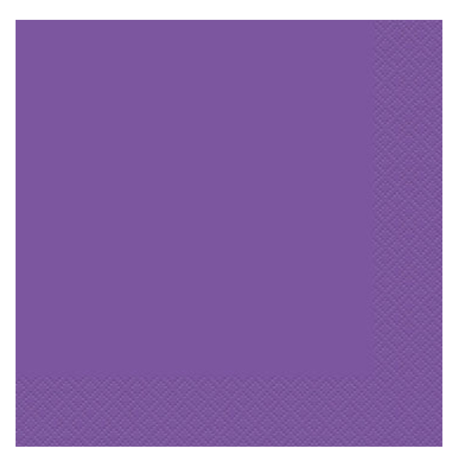 Neon Purple Solid Luncheon Paper Napkins, 20ct