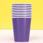 Neon Purple Solid 9oz Paper Cups, 14ct