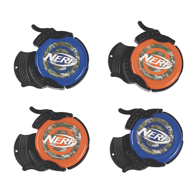 Nerf Disc shooters, 4 per package