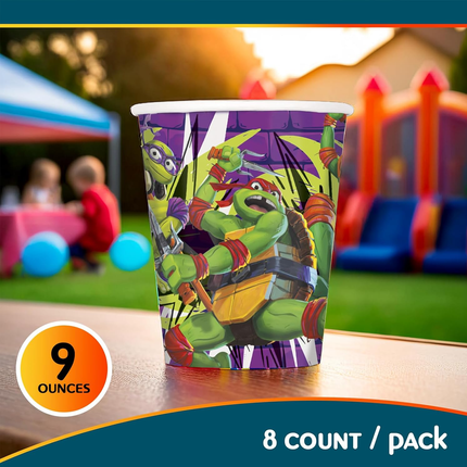 Ninja Turtles Birthday Paper Cups 8 ct