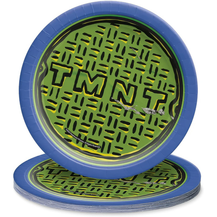 Ninja Turtles TMNT Dessert Plates 7", 8ct