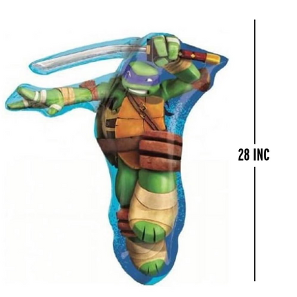Ninja Turtles TMNT Leonardo Foil Jumbo Balloon 28" 
