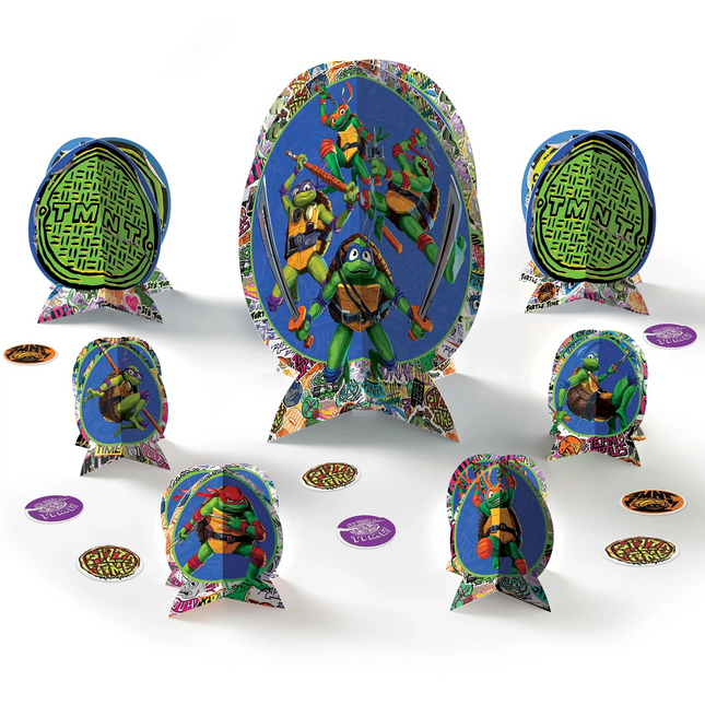 Ninja Turtles TMNT Table Decorations 27 pcs