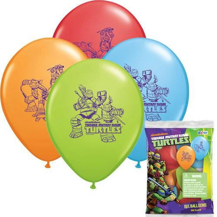 Ninja Turtles Latex Balloons 12 Inches
