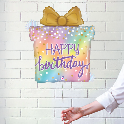 Opal Birthday Present foil ballon 27 inches