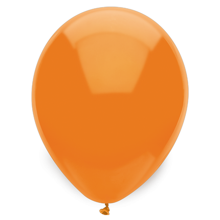 Orange Latex Balloons 12 inches 8 ct