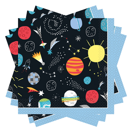 Outer Space set component: Outer Space Luncheon Napkins, 16ct