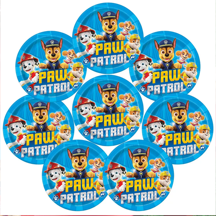 PAW Patrol Paper Party Dinner Plates 9" 8ct