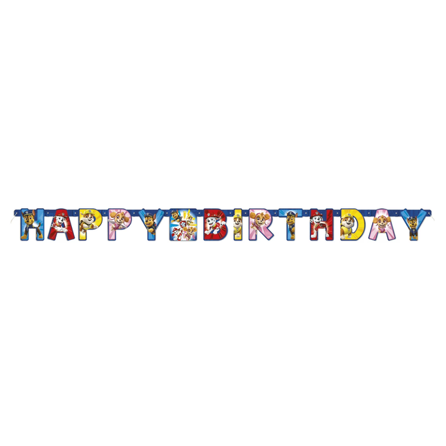 PAW Patrol Happy Birthday Banner, 6ft