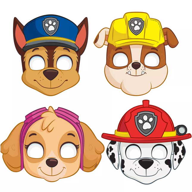 PAW Patrol Party Masks 8ct 