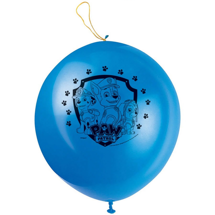 PAW Patrol Punch Ball Balloons, 16 in, Blue, 2ct