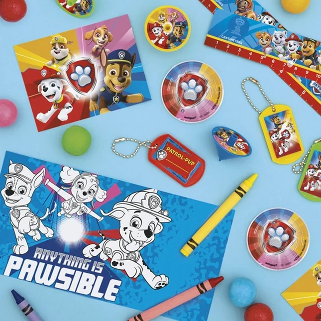 PAW Patrol Birthday Party Favor Kit, 48 Pieces