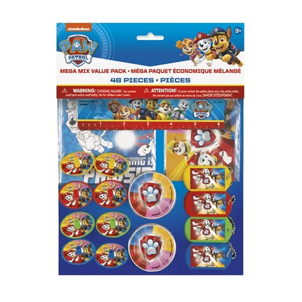 PAW Patrol Birthday Party Favor Kit, 48 Pieces