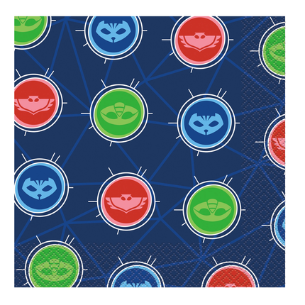 PJ Masks Birthday Paper Luncheon Napkins 16 ct