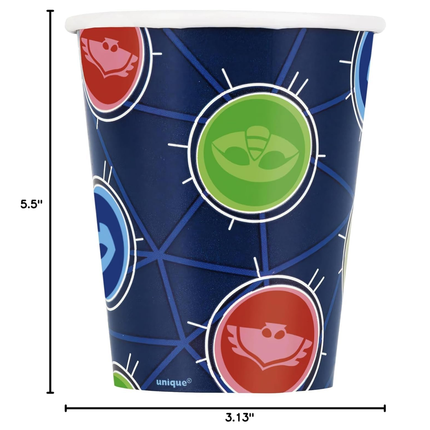 PJ Masks Birthday Cups 9oz 8 ct