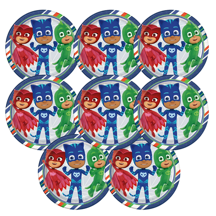 PJ Masks Birthday Paper Dinner Plates, 9in, 8ct