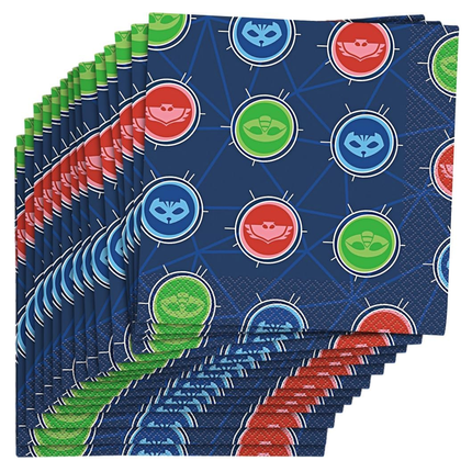 PJ Masks Birthday Paper Luncheon Napkins 16 ct