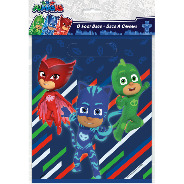 PJ Masks Loot Bags, 8ct