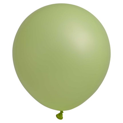 Pastel Lemon Green Latex Balloons 12 inches - 8 ct