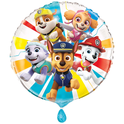 The Paw Patrol foil balloon included in this set