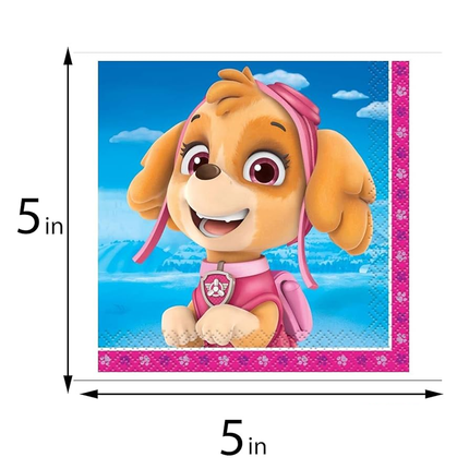Paw Patrol Skye Girl Beverage Napkins 16 ct
