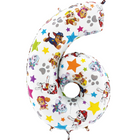 Paw Patrol Number Six Foil Balloon 26
